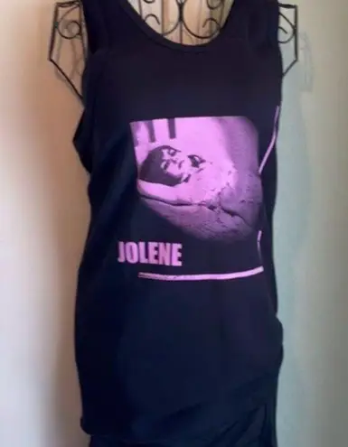 Ann Demeulemeester Jolene print Tank Top purple and black Size M