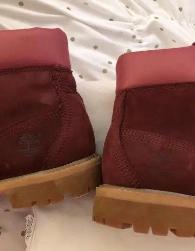 Limited edition burgundy timberlands sale