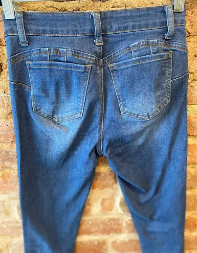 Wax Jean Butt I Love You Distressed Skinny Jeans