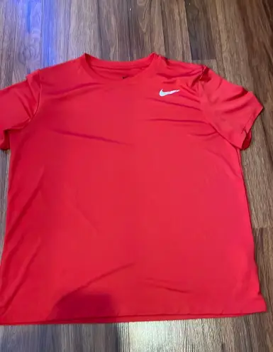 Nike Red Dri-Fit Tee