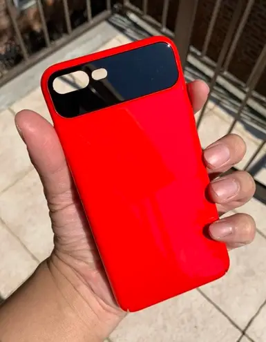 iPhone 8Plus 7Plus Fashion Drop Protection Hard Case Hot Red
