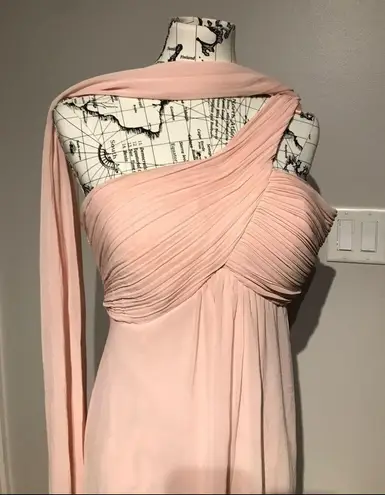 Ever Pretty Vintage One Shoulder strap draped accordion Chiffon Formal Evening Cocktail BallGown Dress Asymmetric coquette Gown