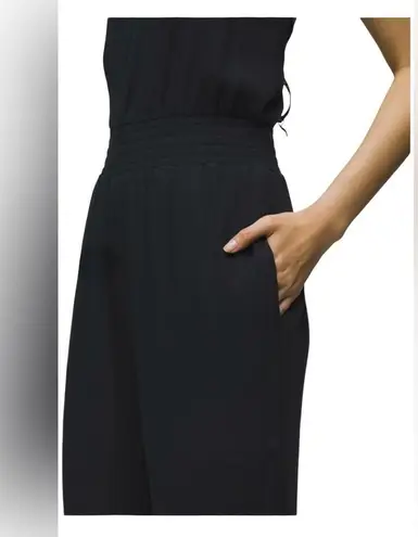 prAna NWT Women’s Fernie Wide Leg Jumpsuit Black M