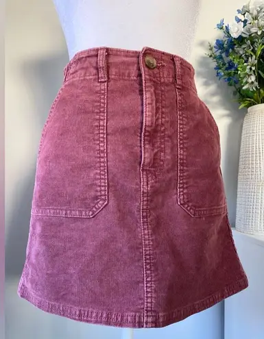 American Eagle  Super Stretch Corduroy Skirt