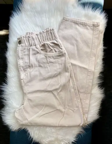 H&M Slim Mom White Jeans