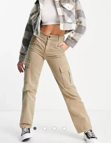 Stradivarius Straight Fit Cargo Pants