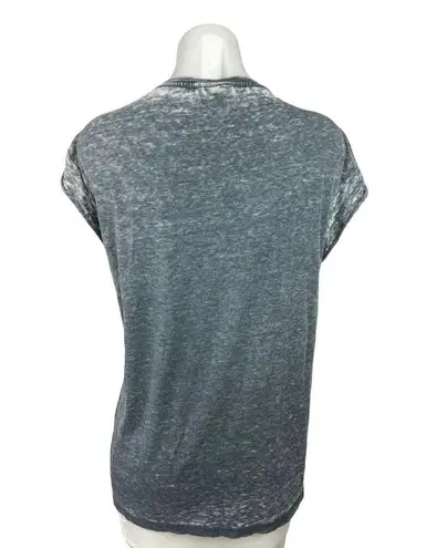 Jim Beam Gray Distressed Cap Sleeve Crew Neck Bourbon Whiskey T Shirt Size 18