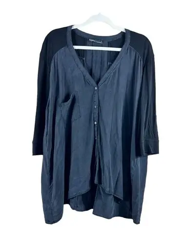 Gypsy Women's Black Long 1/4 Sleeve Top ( Small Defect)