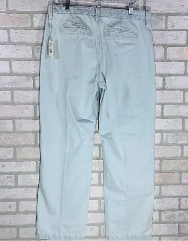 Favorite Daughter NWT The Taylor Trouser Straight Leg Sierra Wash Jeans Size 32 Blue