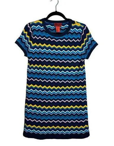 Missoni  for Target Chevron Sweater Dress Short Sleeve A-Line Medium