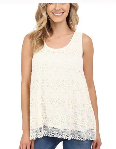 love on a hanger Cream Lace Tank Top