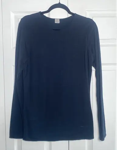 Peruvian Connection Womens Medium Black Long Sleeve Quiet Luxury