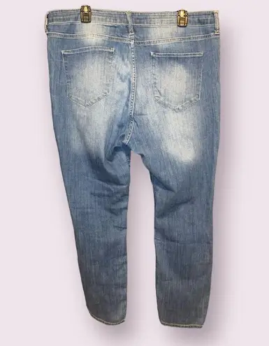 Cello  Distressed Skinny Jeans - size 18