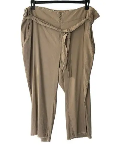 INC International Concepts SZ 28W Wide Leg Crop Pants Hi