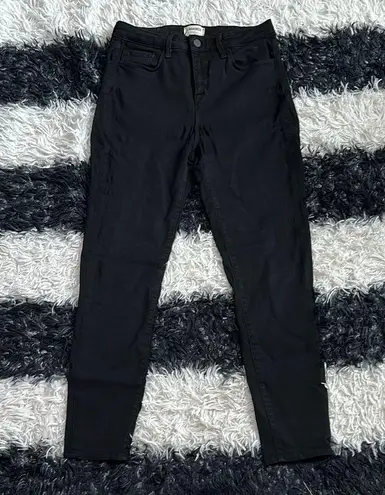 L'Agence Margot High Rise Black Skinny Jeans, Sz 30 **Puckering**