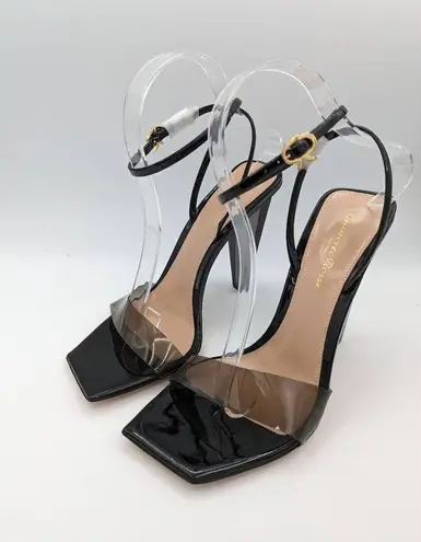 Gianvito Rossi  Odyssey Heel Squared Toe Sandal 37