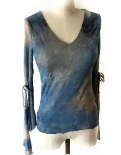 Poetry Top Juniors M Peasant Witch Sash Sleeve Crepe 2000s Elf Cosplay Faerie 90