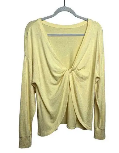 Wilfred  Free Alena Longsleeve Knotted Back Top Sz. L