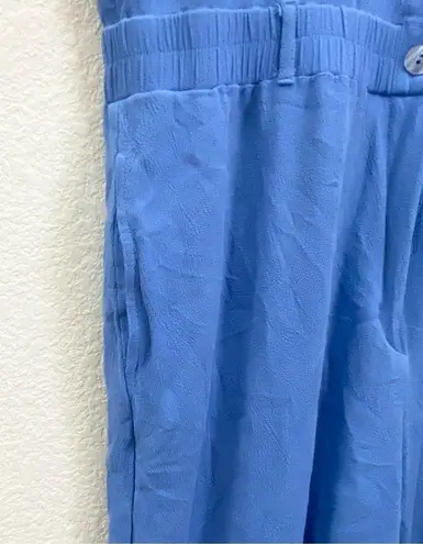 Vintage SAINT GERMAIN Paris Blue Short Sleeve Romper Jumpsuit Size XL
