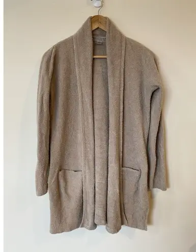 Barefoot Dreams CozyChic Tan Lite Essential Long Cardigan Size Medium