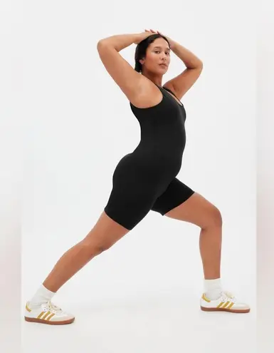 Girlfriend Collective Black Bike Unitard