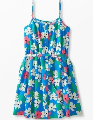 Hanna Andersson Women's Summer Swing Dress Blue Size L