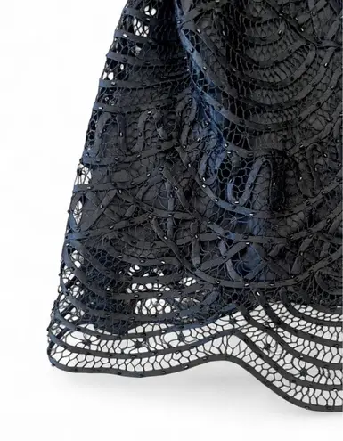 Soulmates Hand-Crochet Beaded Silk Skirt