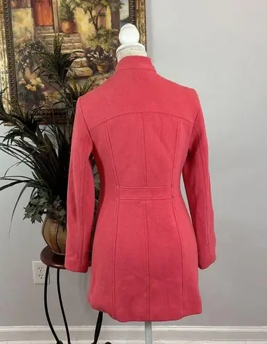 INC International Concepts Women's Coat Small Hot Pink Lined Full Zipper Pocket