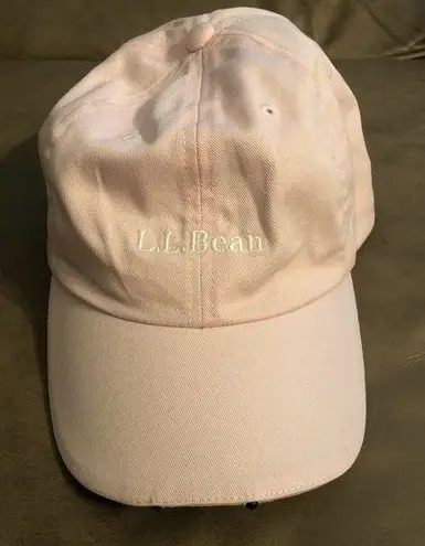 L.L.Bean  Pink Hat With Lights In The Brim Camping Hiking Fishing HuntingWomen's