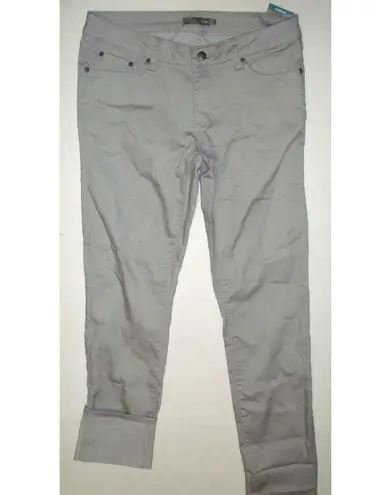 prAna New NWT Womens 8 Kara Jeans Silver Light Gray Stretch Organic Performan 29