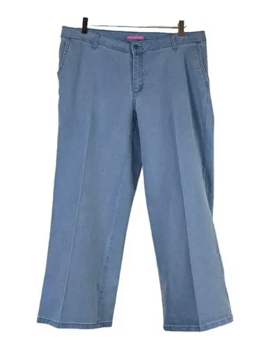 Woman Within Petite Plus Jeans Modern Fit Wide Leg Mid Rise Women’s Size 16WP