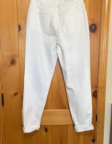 Pistola White Blizzard Presley High Rise Relaxed Roller Denim Jeans Size 26 NWOT