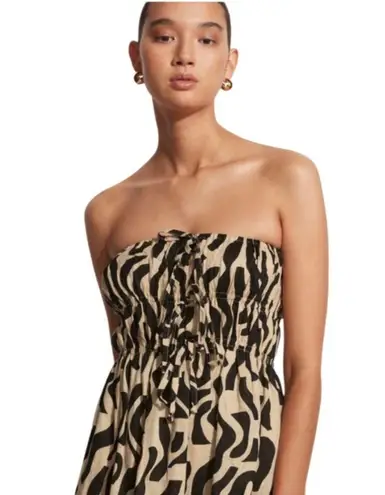 Faithfull the Brand Contessa Graphic-Print Linen Midi Dress
Size 8 NWOT