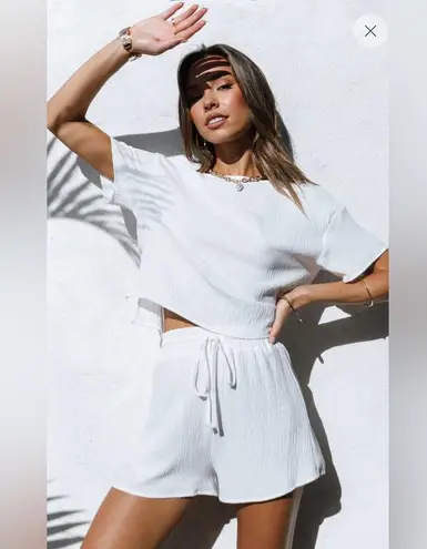 Petal and Pup White Boxy Relaxed Tee