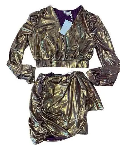 Rosevelvet Gold Metallic Two