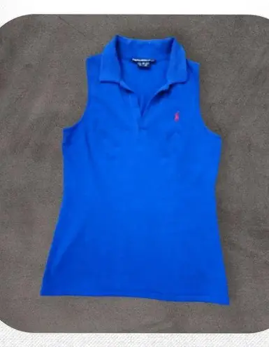 Ralph Lauren Vintage Y2K! Blue Sleeveless Polo, Women's XS