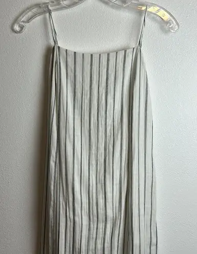 Jen's Pirate Booty Jen’s Pirate Booty Pompeii Maxi Dress in white Pinstripe White