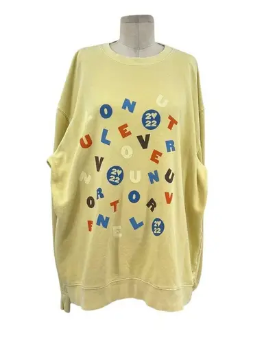 Harry Styles Love On Tour Palm Springs Exclusive Sweatshirt Yellow Size XL