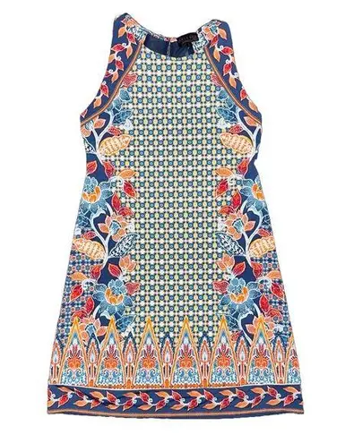 Hale Bob 💙💖 Colorful Sleeveless Patterned Mini Dress