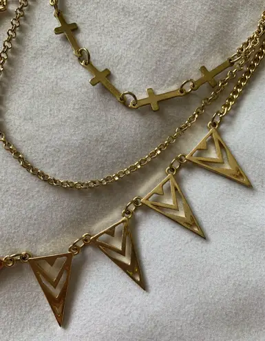 Icing Layered Chain Statement Necklace