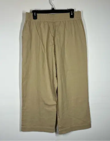 Soft Surroundings NWT Embroidered Crop Pant Size Medium