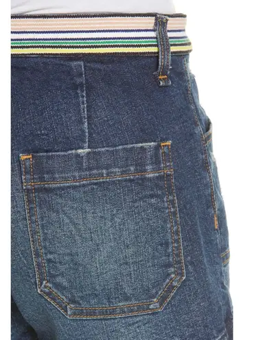 Veronica Beard Zynan Stripe Waist Denim Shorts Size 24