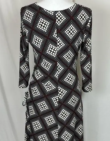 Laundry by Shelli Segal  Faux Wrap Fitted Dress NWOT