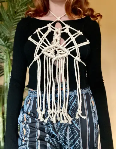 Macramé Top White
