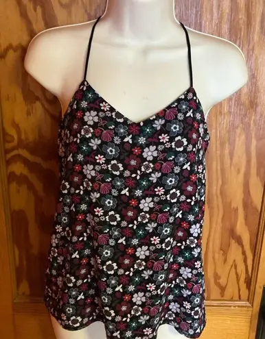 EXPRESS flower child spaghetti strap tank top