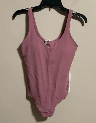 Lululemon NWT  Align Bodysuit Velvet Dust Pink- Size 2