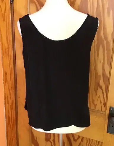 Vintage 90s Dressy Beaded Tank Top Size 8