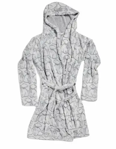 Vera Bradley  Berry Merry Bathrobe, Gray, Medium