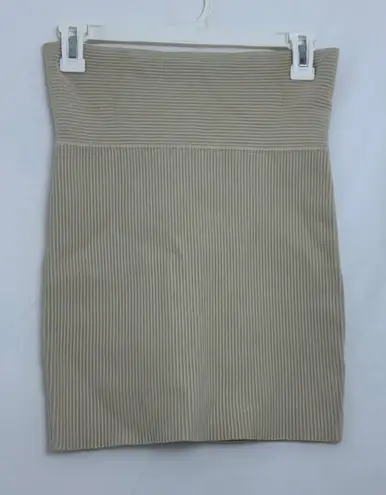 House of Harlow 1960 Ribbed Knit Pencil Skirt Size M Beige Women's Size M
