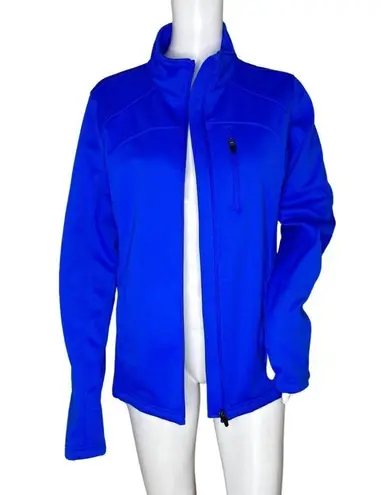 Xersion  Jacket Womens Medium Royal Blue Colorful Gym Workout Athletic Athleisure